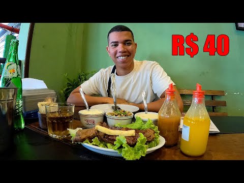 Almoço REGIONAL DE 40 REAIS em João Pessoa | Vale a pena?