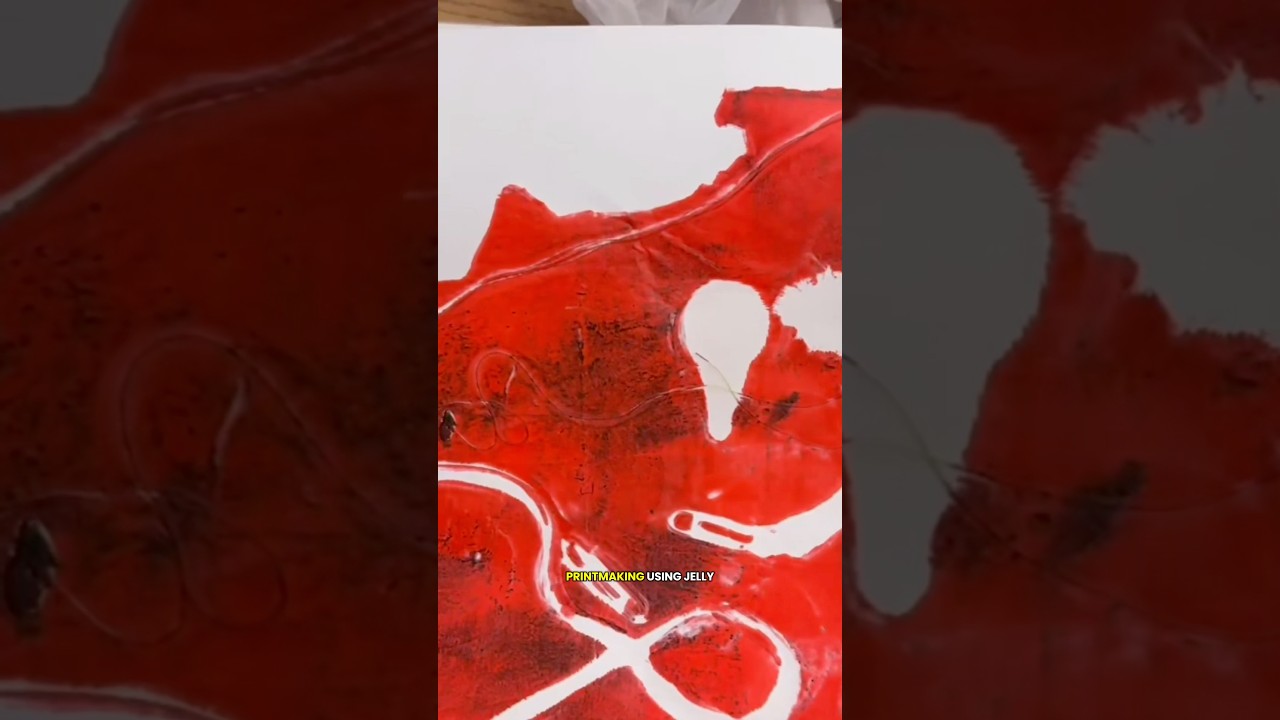 Collagraph Printmaking with Random Classroom Objects