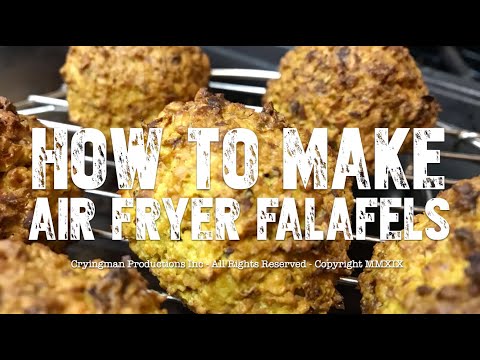 How to Make Air Fryer Falafel (Oil Free, Gluten Free, Plant Based)