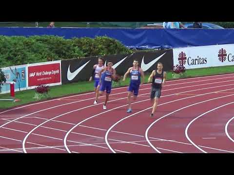 400m [M], I. skupina, Hrvoje Čukman i Mateo Kovačić - IAAF World Challenge Zagreb 2018