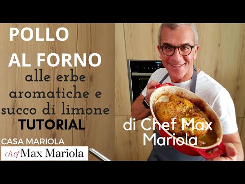 BAKED CHICKEN WITH AROMATIC HERBS AND LEMON JUICE by Chef Max Mariola