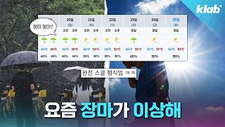 우리 6월에 좋았잖아.. 종잡을 수가 없는 요즘 여름 날씨 근황