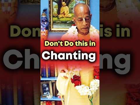 Important  Guidelines for Chanting || Don't Do this Mistake #srilaprabhupada #iskcon #harekrishna