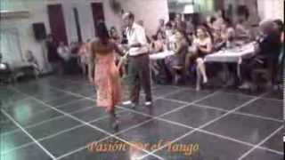 Video thumbnail for CORINA HERRERA y PABLO RODRIGUEZ Bailando el Tango UNA CARTA en FLOREAL MILONGA