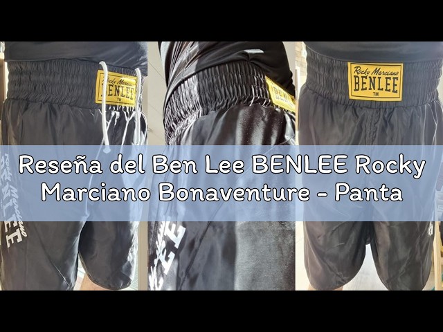 Vídeo relacionado con Ben Lee Rocky Marciano Rinston Sudadera, Negro/Rojo, L para Hombre