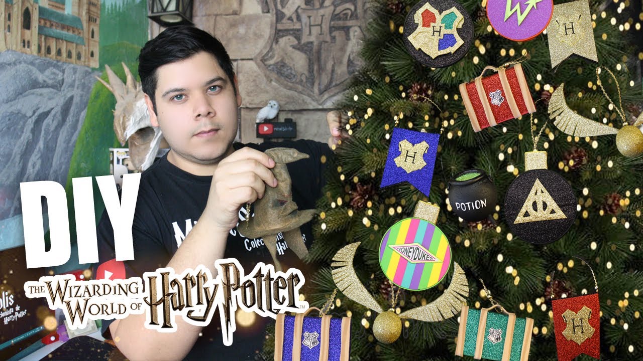 Como hacer adornos  navideños de Harry Potter /parte 1/diy