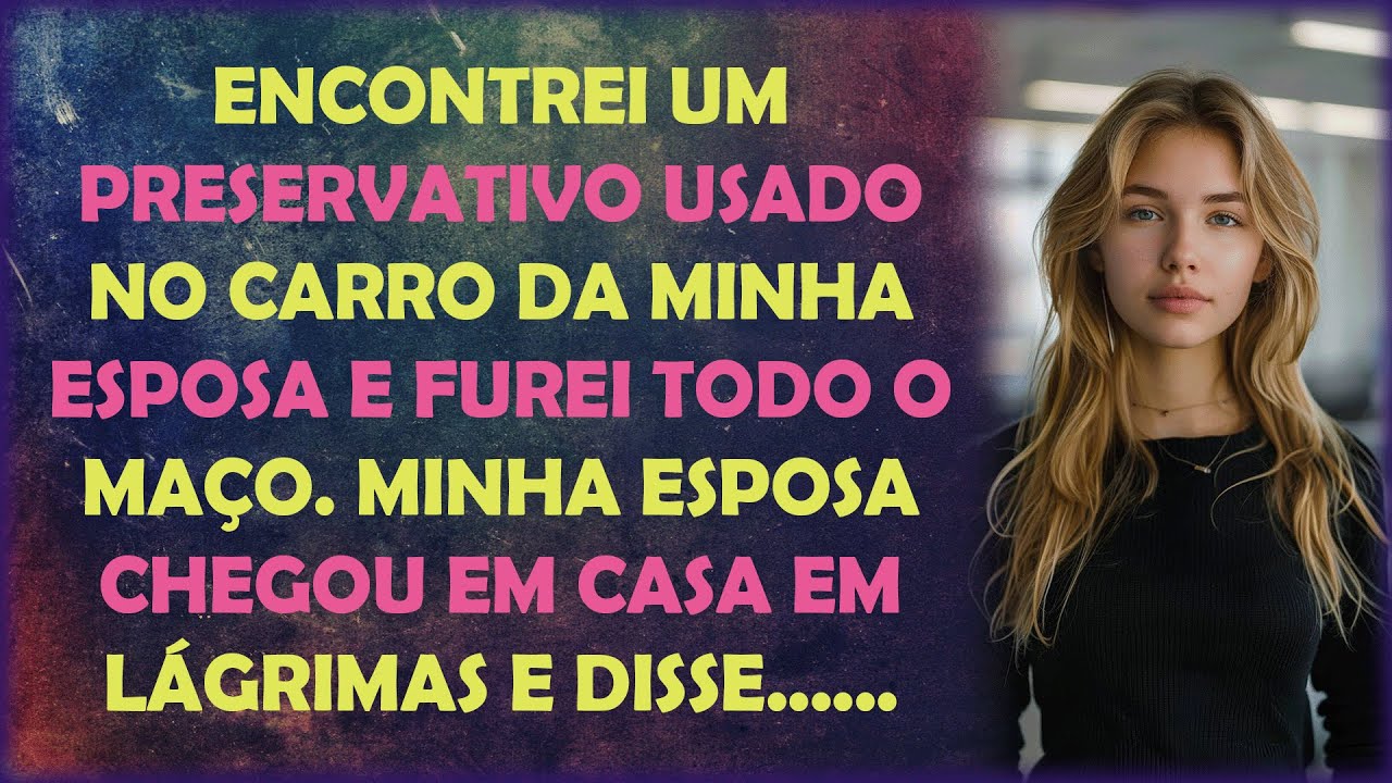 Achei preservativo usado no carro da esposa e furei o pacote; ela chorou e falou...