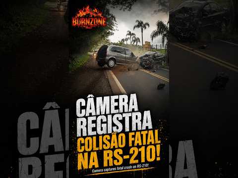 Câmera Registra Colisão Fatal na RS-210!