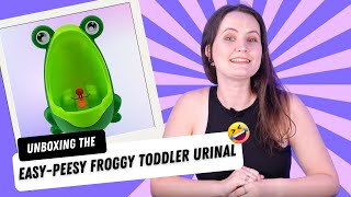 Easy-Peesy Froggy Toddler Urinal Unboxing