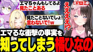 ミュートでエマるなてえてえを堪能してたら衝撃の事実を知ってしまうひなーの【橘ひなの/紫宮るな/藍沢エマ/ぶいすぽ/切り抜き】