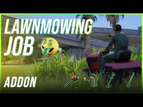 Lawnmowing job - Multiplayer and tools DLC video thumbnail