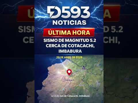 Última hora: sismo de 5.2 sacude Imbabura