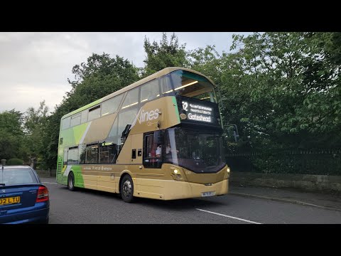 *EXTREMELY RARE ON THE 52* GNE 52 to Gateshead - Go North East 6361 - NK70 BYJ