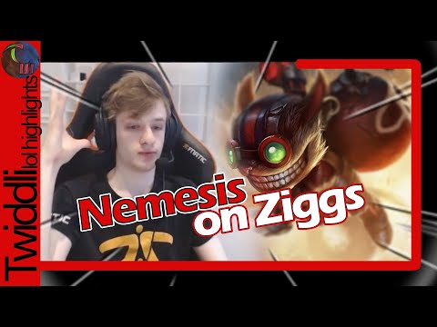 Nemesis - Ziggs | ft. chicken time | vs Upset-Destiny