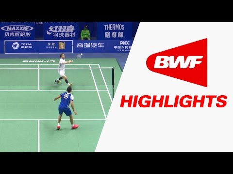 TOTAL BWF Thomas & Uber Cup Finals 2016 | Badminton Day 2/S3-Thomas Cup Grp A-CHN vs FRA-Highlights
