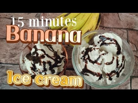 15 Minutes Banana Ice Cream recipe by Mahrukh Food Court