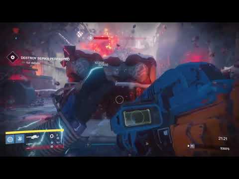 Nightfall, Solo Flawless, Warlock Stormcaller, Sepiks Perfected, Destiny 1