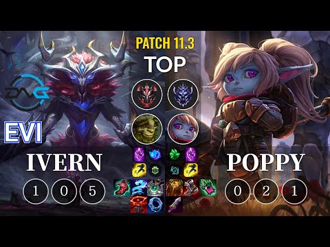 DFM Evi Ivern vs Poppy Top - KR Patch 11.3