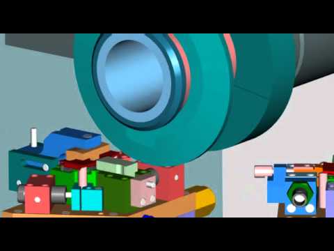 Pro/Engineer animation 5 axis machining