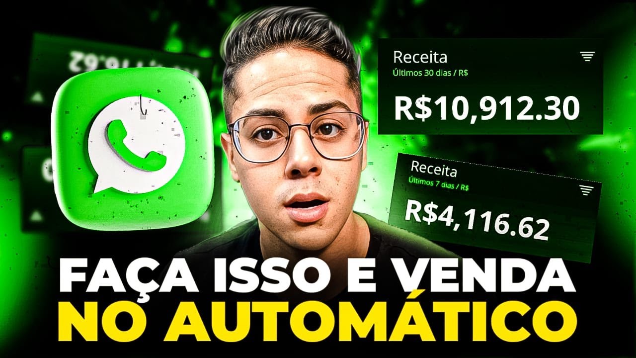 Venda no automático com Tráfego pago e automação no WhatsApp