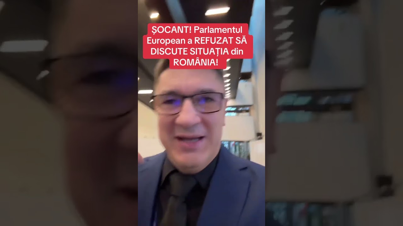 ȘOCANT‼️PARLAMENTUL EUROPEAN A REFUZAT SĂ DISCUTE SITUAȚIA DIN ROMÂNIA‼️
