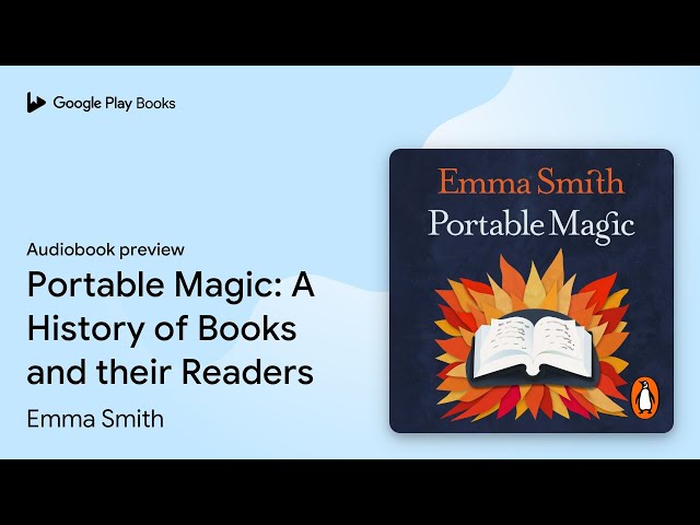Vídeo relacionado con Portable Magic: A History of Books and their Readers (English Edition)