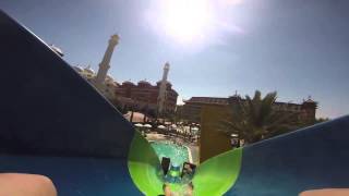 Royal Taj Mahal Hotel   Aquapark Water Slide Action   SIDE   ANTALYA   TURKEY