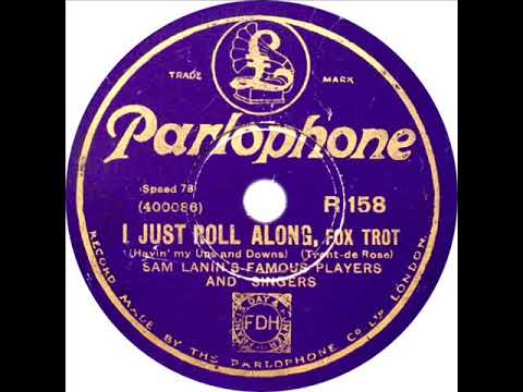 Sam Lanin (Okeh Melodians) - I Just Roll Along (Irving Kaufman)