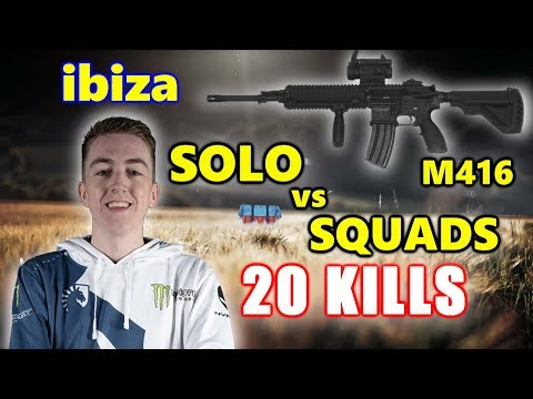 Team Liquid ibiza - 20 KILLS - SOLO vs SQUADS - M416 - PUBG