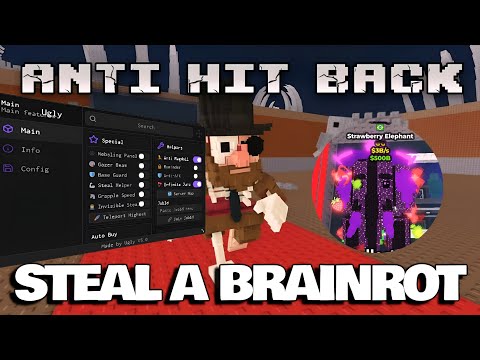 Steal A Brainrot Script - ANTI HIT, NO CLIP, TELEPORT HIGHEST, INSTANT STEAL, WORK ON MOBILE & PC