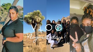 VLOGMAS DAY 1 |  JOSHUA TREE CALIFORNIA GIRLS TRIP | cassiekaygee