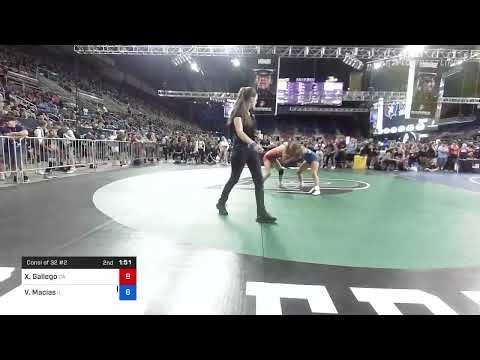 112 Lbs Consi Of 32 #2 - Xiomara Gallego, California Vs Victoria Macias, Illinois 60ea