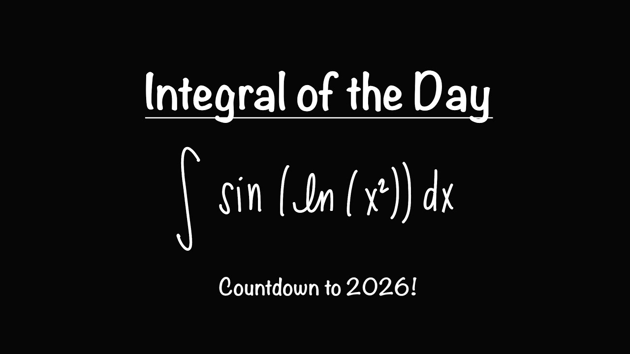 Integral of the Day | 12.22.25 | Countdown to 2026 – Integral 10 | Math with Professor V