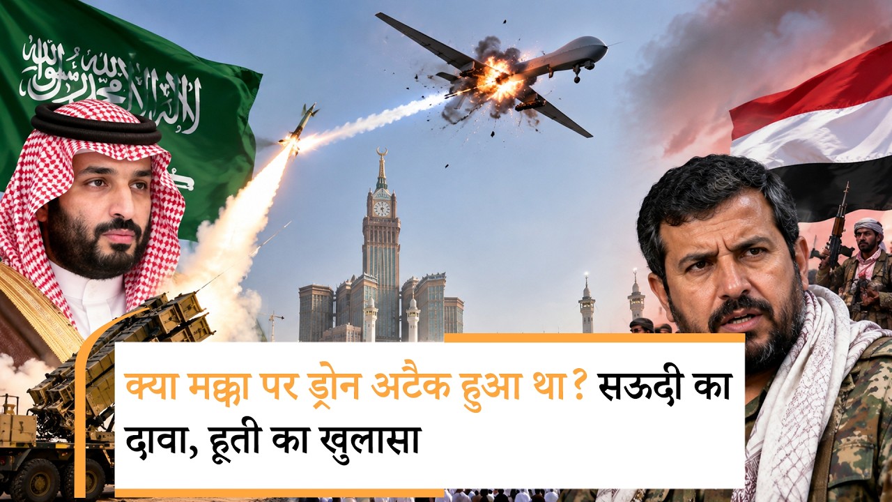 Drone Attack on Mecca । मक्का पर हमला, आसमान में ड्रोन । Yemen। Jeddah
