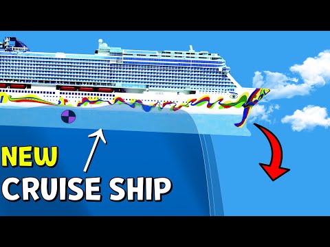 New Cruise Ship VS Reverse Tsunami | Floating Sandbox