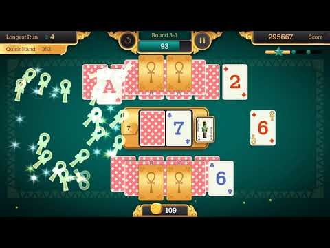 Cleopatra Solitaire TriPeaks Video