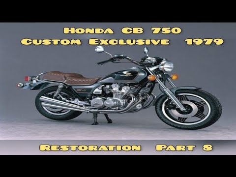 Prt 8 Honda CB750 Custom Exclusive  Restoration vintage bike