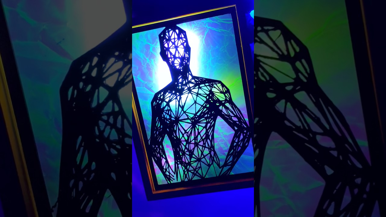 Satisfying Crafting: Epic Wall Decor #craft #diy #artshorts