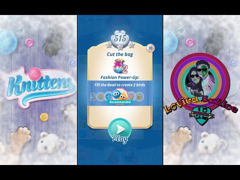 Knittens - Sweet Match 3 Puzzles & Adorable Kittens - Level 511 - 515 - Gameplay - New Levels
