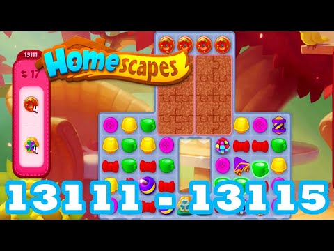 Homescapes Level 13111 - 13115 HD 3 - match puzzle Gameplay | android | IOS | 13112 | 13113 | 13114