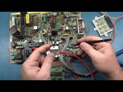 25" U5000 Arcade Monitor Chassis Repair - Vertical Collapse - Vertical IC Is Good...Or Is It?