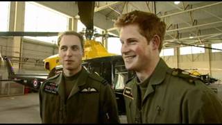 Prince William and Prince Harry interview on pressure on the Armed Forces
