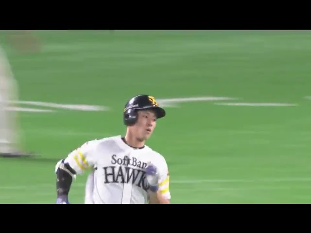【3回裏】ホークス・上林が力強いスイングで3号3ラン!! 2017/5/2 H-l