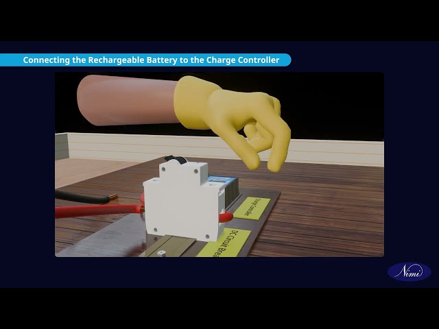 Install a solar Panel to charge a rechargeable 12 V DC Battery