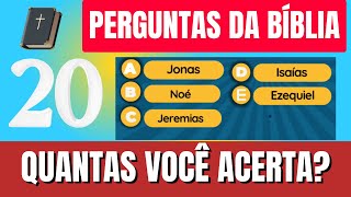 Desafio Bíblico: 20 Perguntas para Testar Seu Conhecimento da Palavra de Deus!