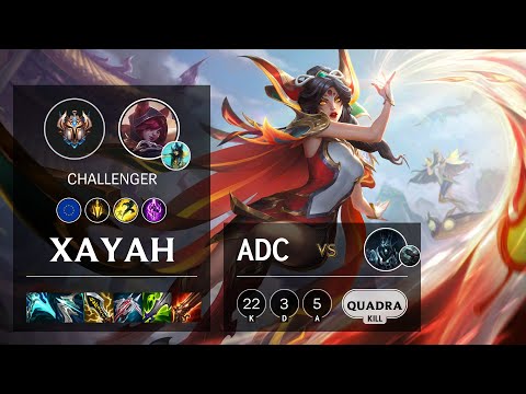 Xayah ADC vs Karthus - EUW Challenger Patch 11.21