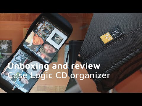 The Case Logic CDW208 disc organizer - Unboxing and review