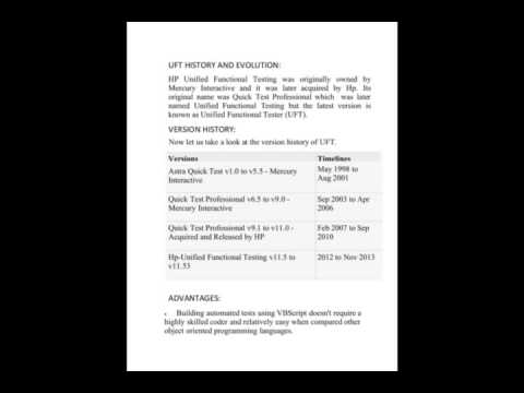 HP QTP/UFT Functional Test Automation tool Tutorial Introduction - Slide 9