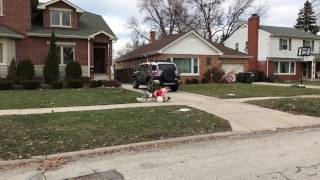 Sarantos What is Santa Doing To That Snowman?? Merry Christmas & Happy New Year 12-2016