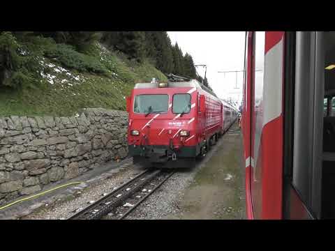 MGB railway: Andermatt - Oberalppass - Disentis (Switzerland, 6 September 2019) (2/2)